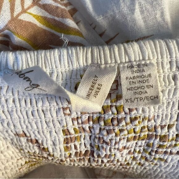 Billabong x Sincerely Jules Twist Flirt Palm Print Tie Front Wide Leg Jumpsuit - Picture 11 of 12